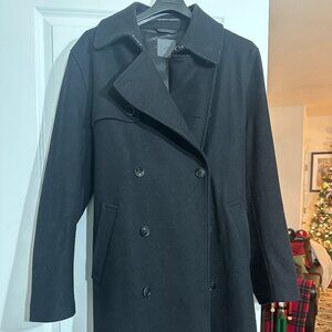 Double Breasted Long Coat From H & M ((Size 40R / EU 50)